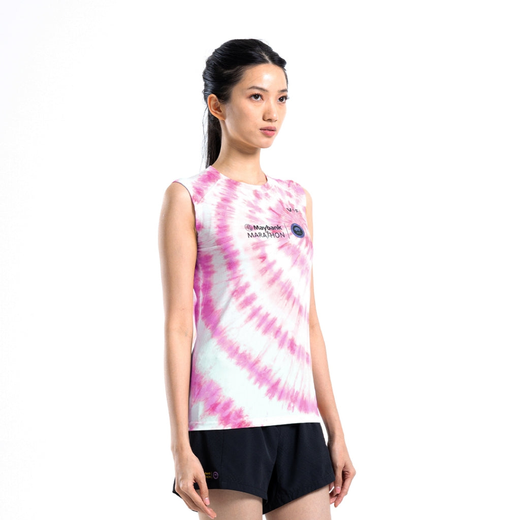 MM25 X VOLTANDFAST  WOMEN'S TANK SPIRAL  -PINK
