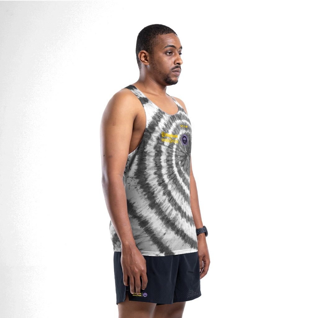 MM25 X VOLTANDFAST  MEN'S TANK SPIRAL  - BLACK