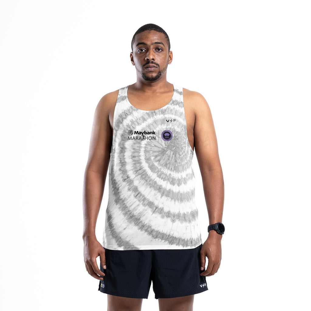 MM25 X VOLTANDFAST  MEN'S TANK SPIRAL  - GREY