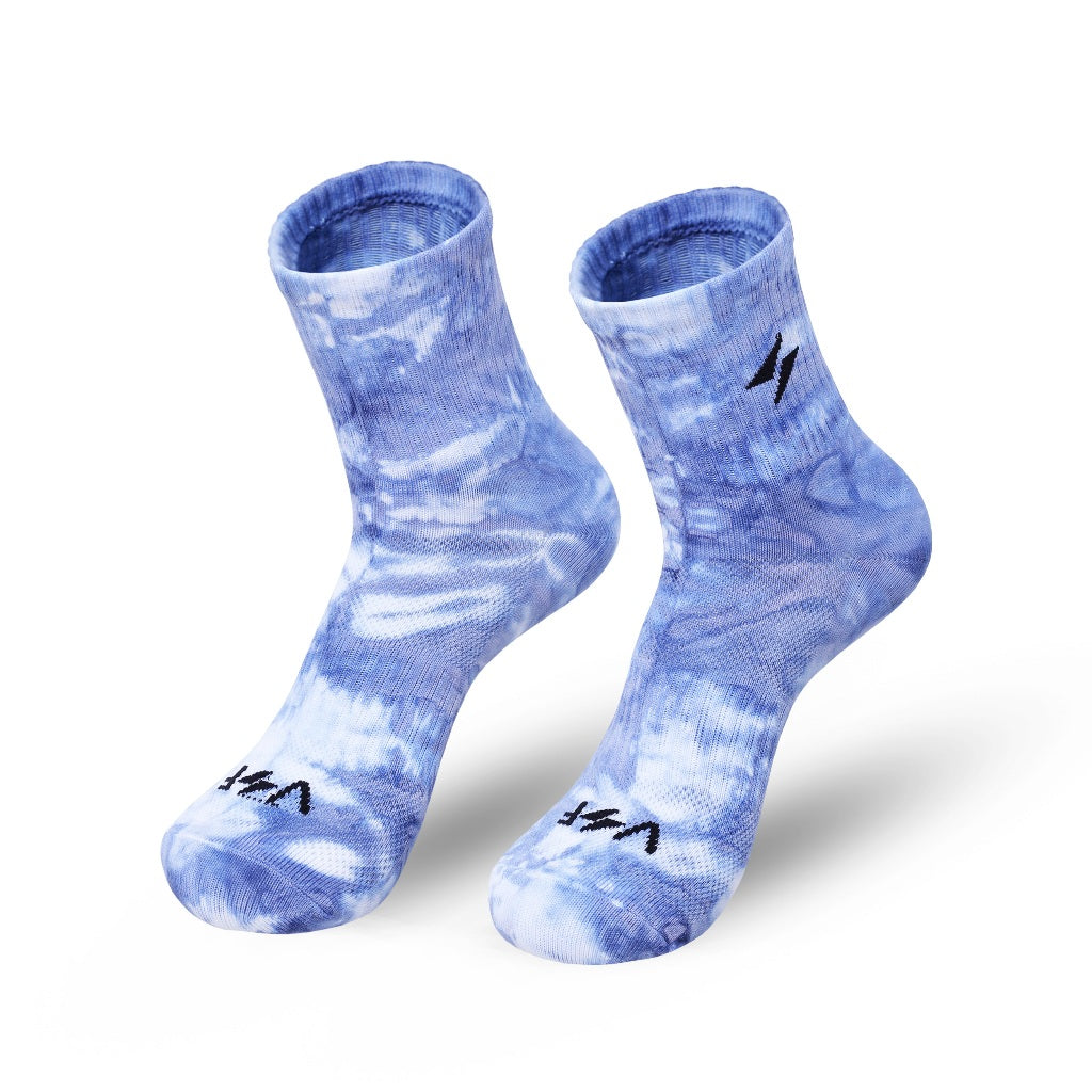 Voltandfast Tie Dye Mid Socks - Blue