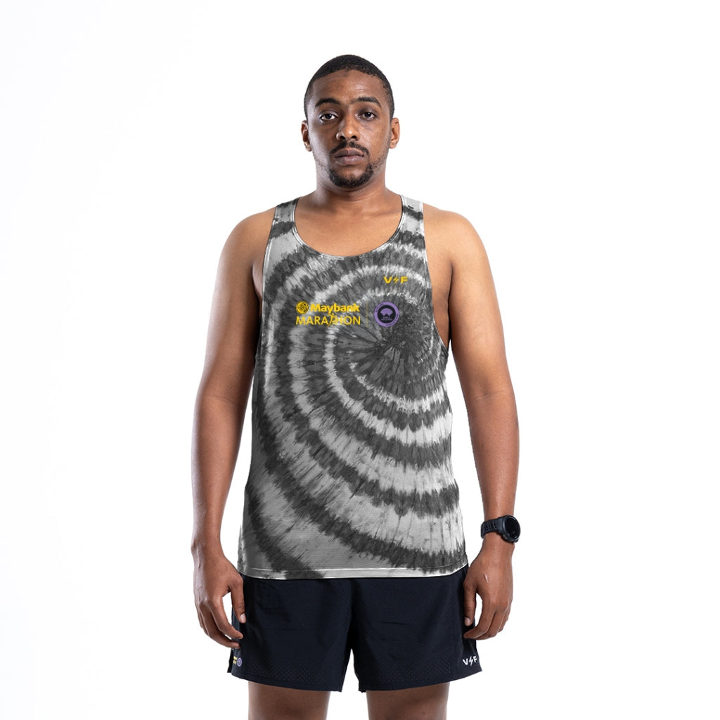 MM25 X VOLTANDFAST  MEN'S TANK SPIRAL  - BLACK