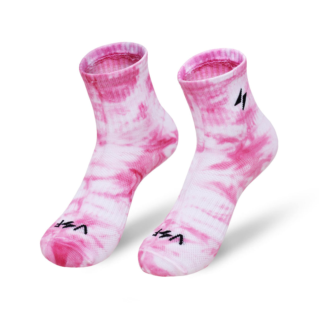 Voltandfast Tie Dye Mid Socks - Pink