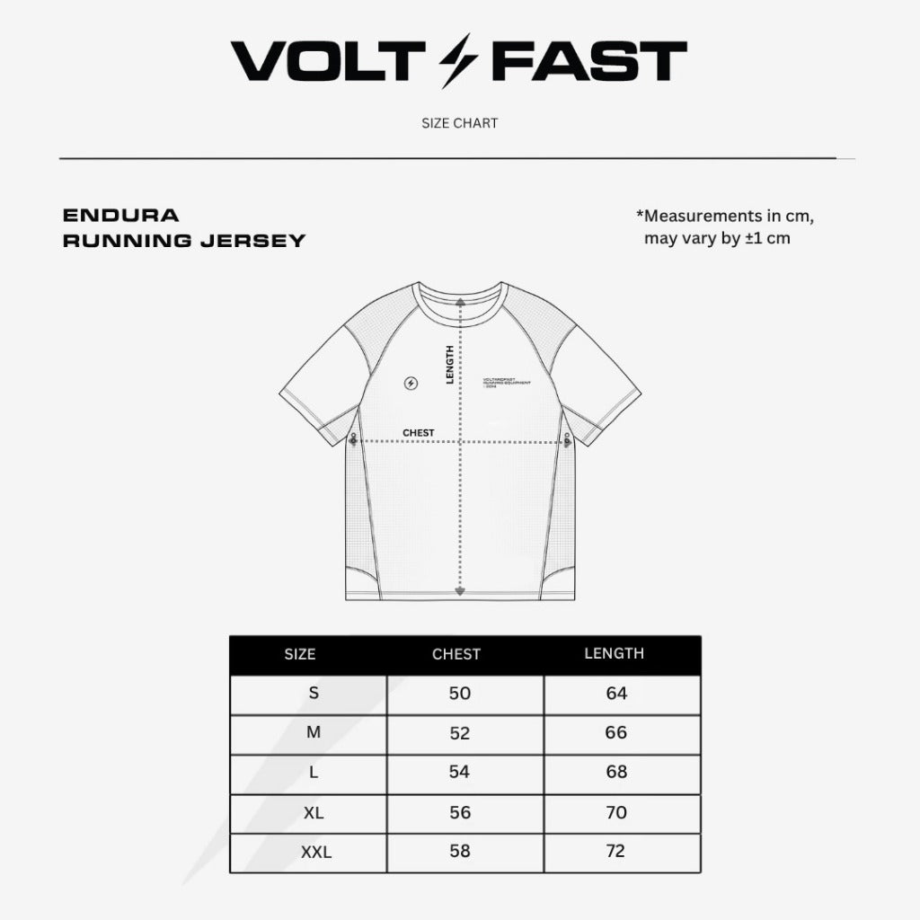 Voltandfast Men's Endura Running Jersey