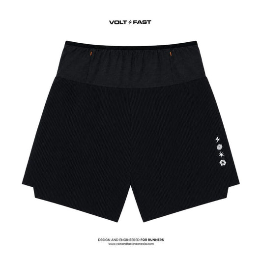 Voltandfast Men's Short Over - Black