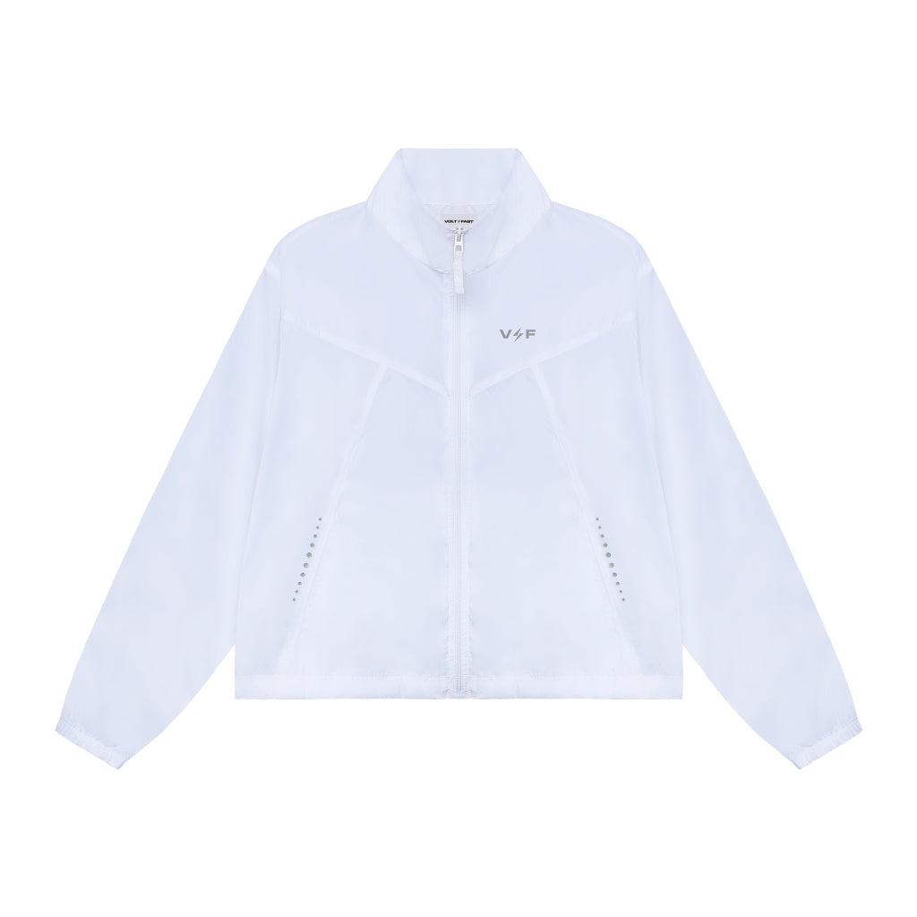 Voltandfast Women's Fast Running Jacket - White