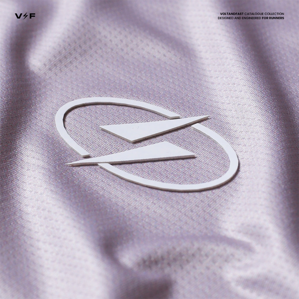 Voltandfast Men's Mesh Running Jersey - Beige