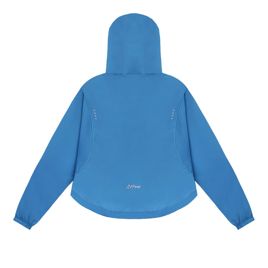 Girl Power Graft Boxy Running Jacket - Turqoise