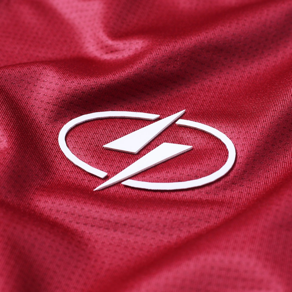 Voltandfast Men's Mesh Running Jersey - Maroon