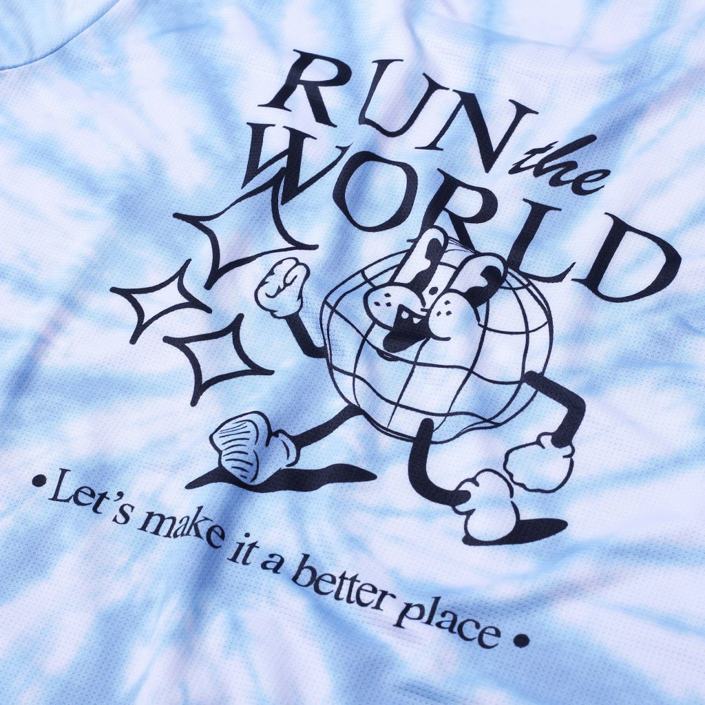 Voltandfast Women's Run the World Running Jersey - Blue