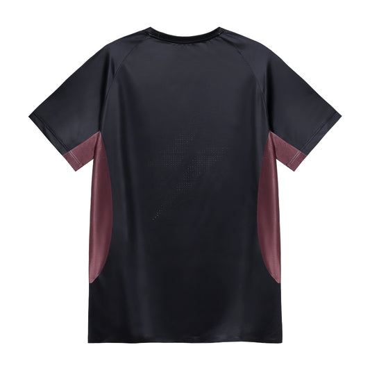 Voltandfast Men's Mesh Running Jersey - Black / Brown