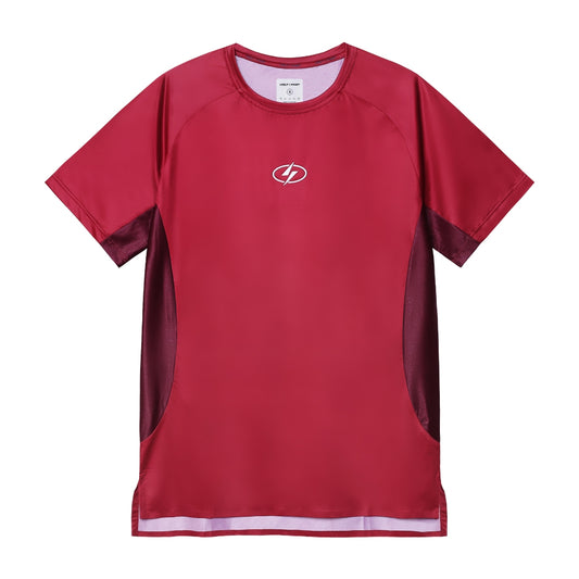 Voltandfast Men's Mesh Running Jersey - Maroon