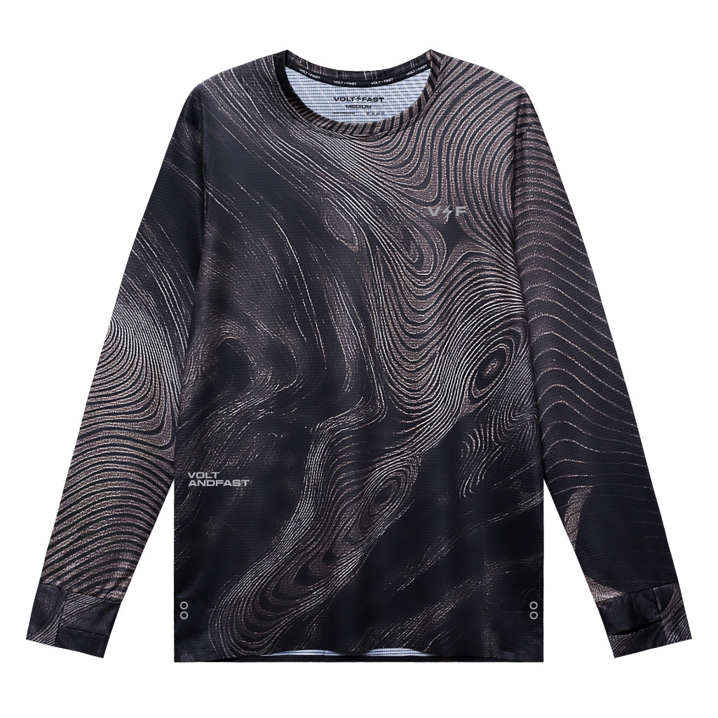 Voltandfast Men's Orest Long Sleeve - Dark Oak
