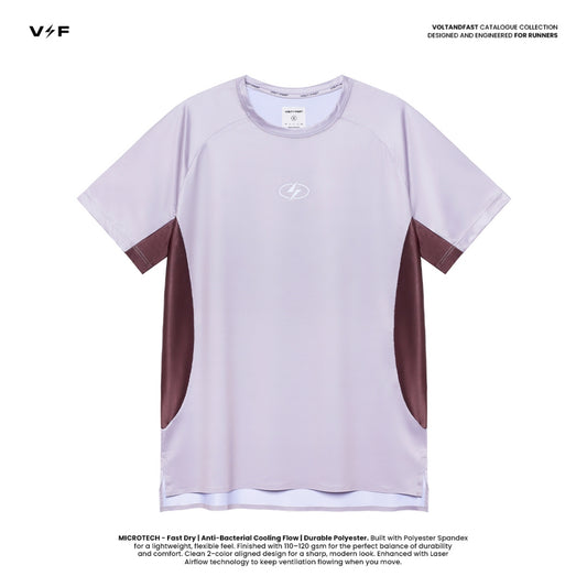 Voltandfast Men's Mesh Running Jersey - Beige