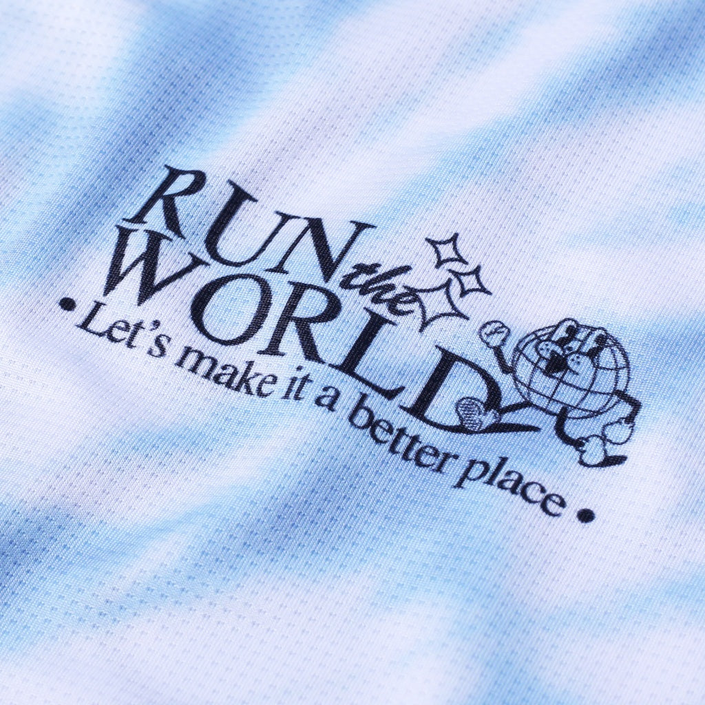 Voltandfast Women's Run the World Running Jersey - Blue