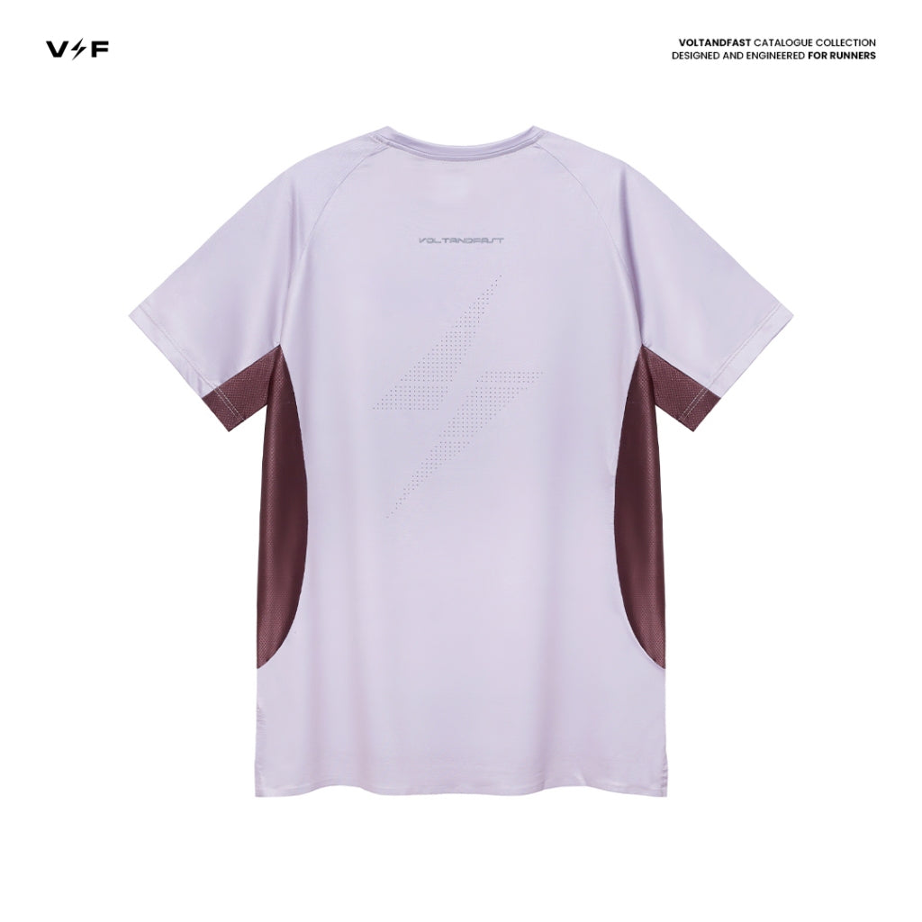 Voltandfast Men's Mesh Running Jersey - Beige