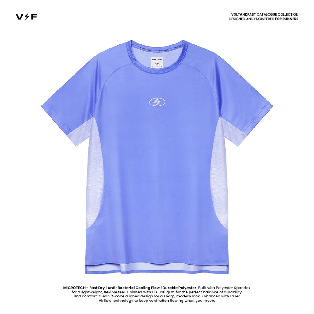 Voltandfast Men's Mesh Running Jersey - Violet