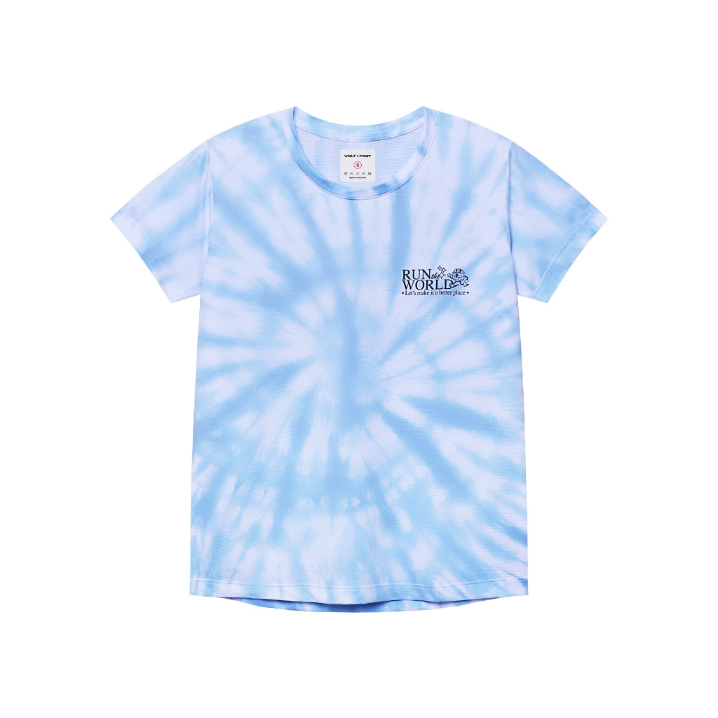 Voltandfast Women's Run the World Running Jersey - Blue