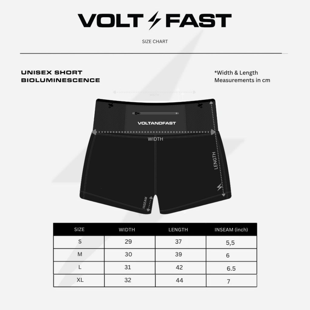 Voltandfast Bioluminescence Running Shorts