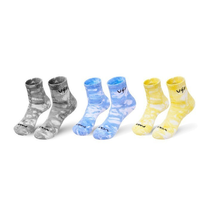Voltandfast Tie Dye Mid Socks - Blue