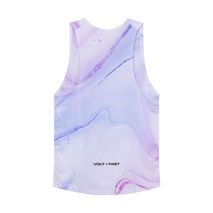 Women's Lightning Tank Tie Dye Series V2-Marble Purple