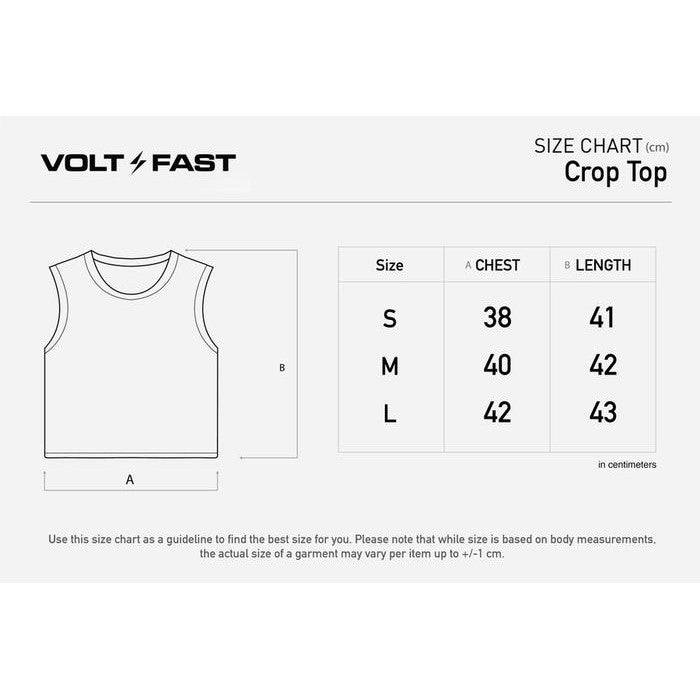 Women's Lightning Crop Top Tie Dye Series V3 - Blue / White