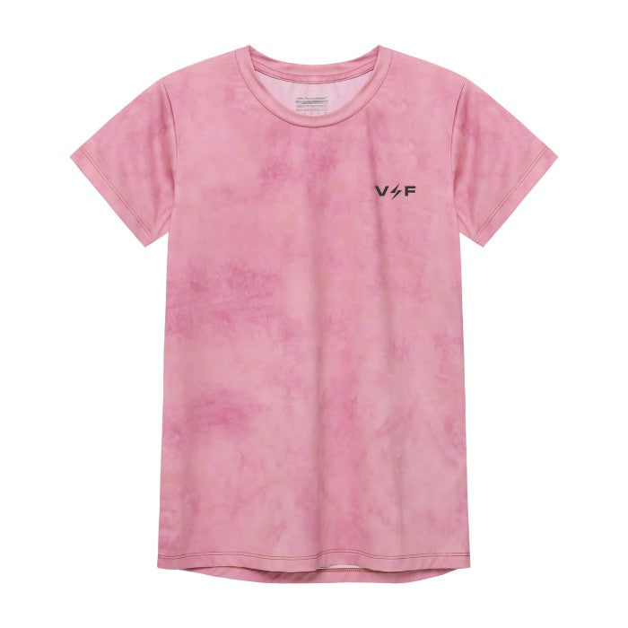 Women's Bolt Running Jersey Tie Dye Series - Pink