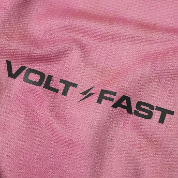 Women's Bolt Running Jersey Tie Dye Series - Pink