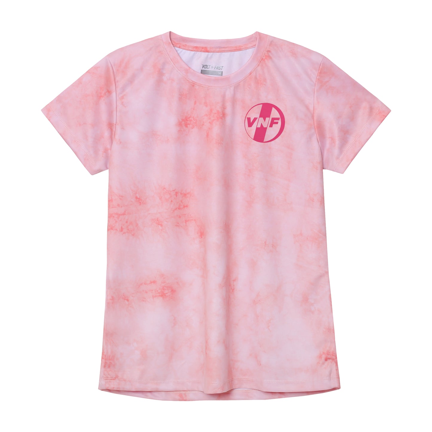 Women's Runner's High Zone Running Jersey - Tie Dye Pink