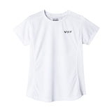 Women's Wave Running Short Sleeve-White
