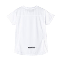 Women's Wave Running Short Sleeve-White
