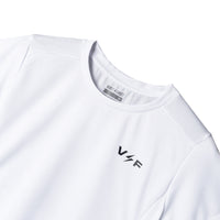 Women's Wave Running Short Sleeve-White