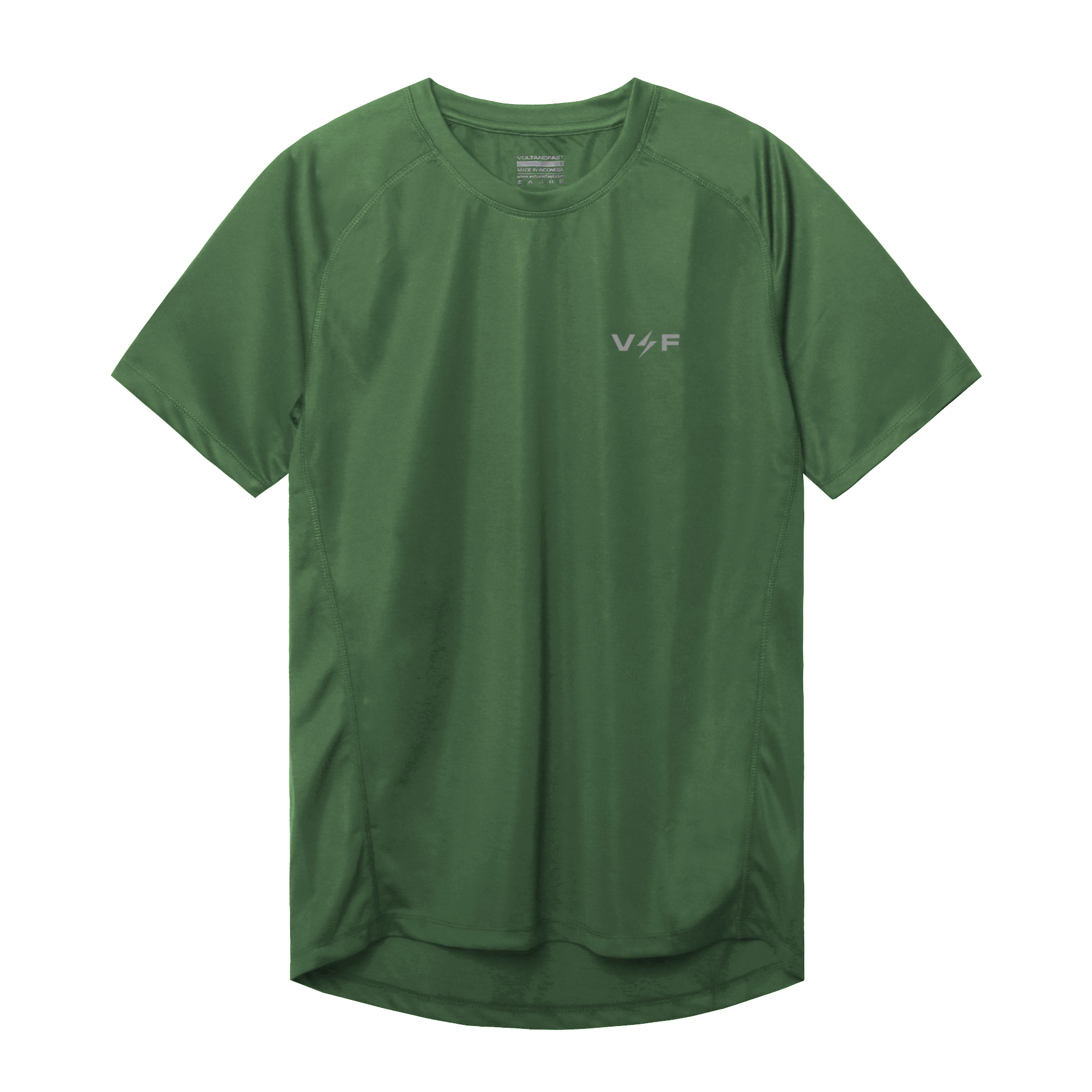 Men's FLASH Running Jersey V2 Small Logo-Green